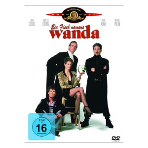 Filmcover der Kriminalkomödie "Ein Fisch namens Wanda"