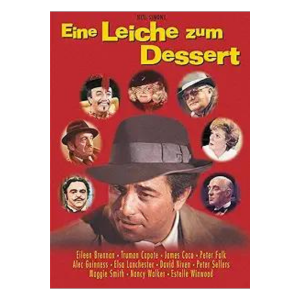 Cover der legendären Kriminalkomödie "Eine Leiche zum Dessert"